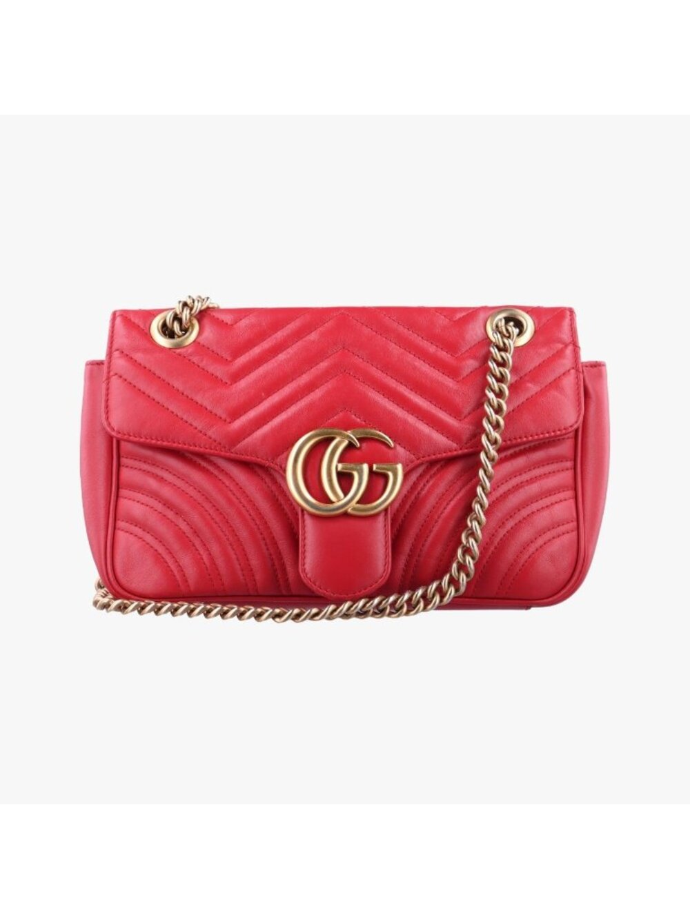 Gucci GG Marmont Red Leather